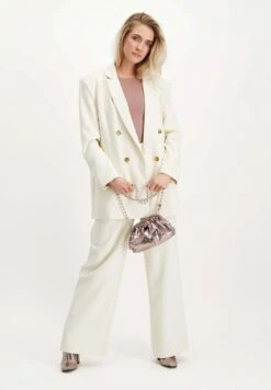 Steve Madden Isabella - Halflange Jas - Pristine Ivory