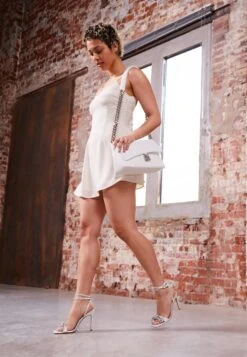 Steve Madden Unleash - Sandalen Met Hoge Hak - White