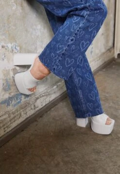 Steve Madden Trixie - Muiltjes Met Hak - White