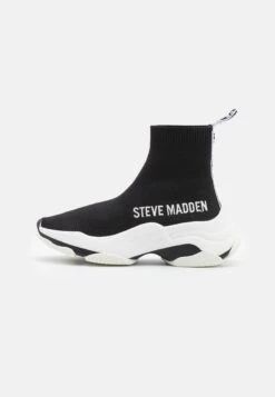 Steve Madden Master - Sneakers Hoog - Black/White