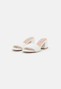 Steve Madden Aspyn - Muiltjes Met Hak - White -Steve Madden 15bc2d05689a47bf924bf7c6c2a48ec2