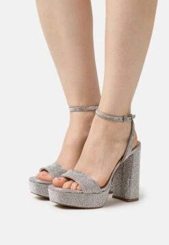 Steve Madden Lessa - Sandalen Met Hoge Hak - Silver-Coloured