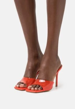 Steve Madden Signal - Muiltjes Met Hak - Clear Red