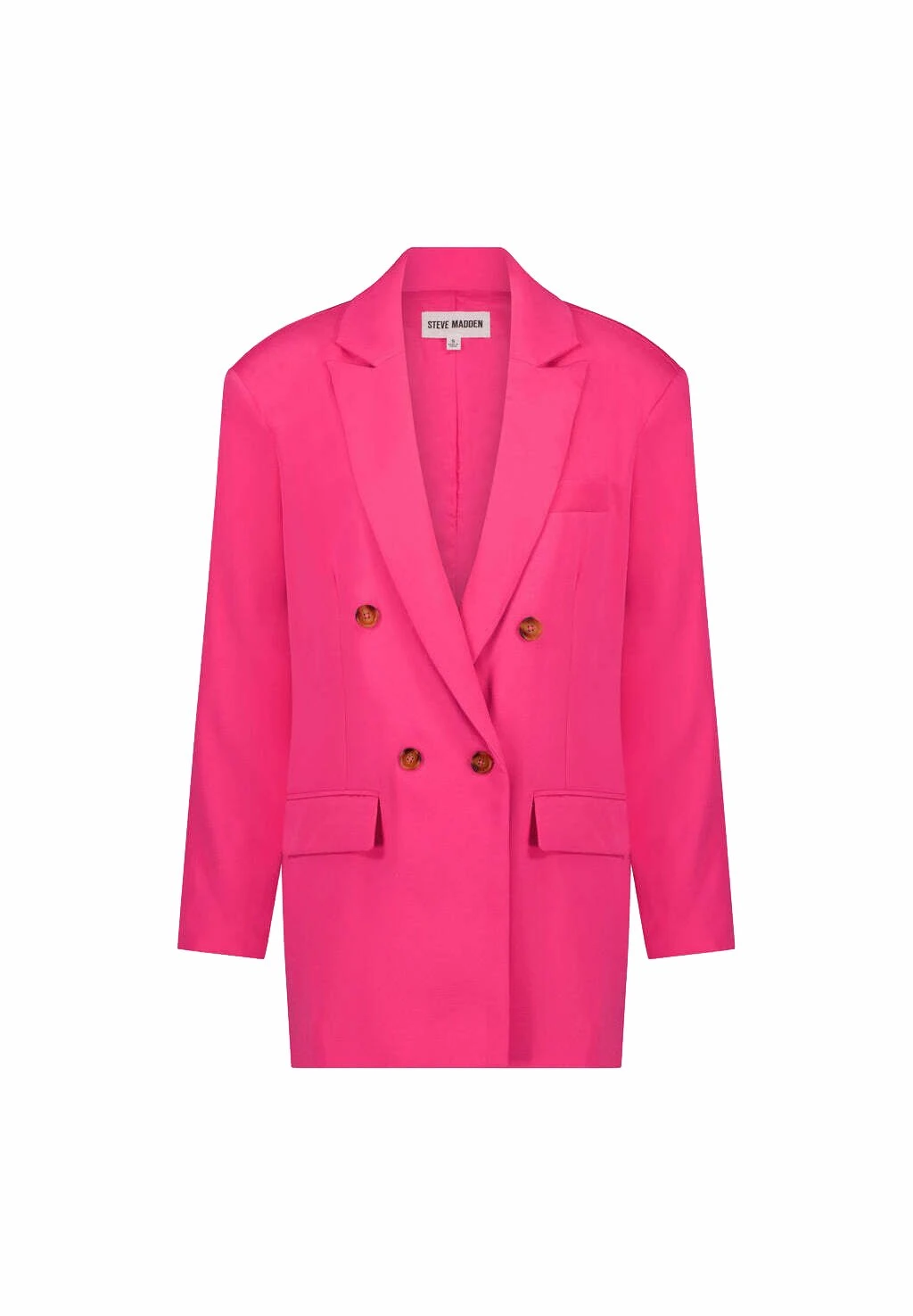 Steve Madden Isabella - Halflange Jas - Pink Glo 3 Steve Madden Isabella - Halflange Jas - Pink Glo - Afbeelding 3