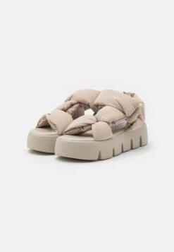 Steve Madden Bonkers - Sandalen Met Plateauzool - Greige -Steve Madden 1c3a5c6eb68547909d06f34a094ba212