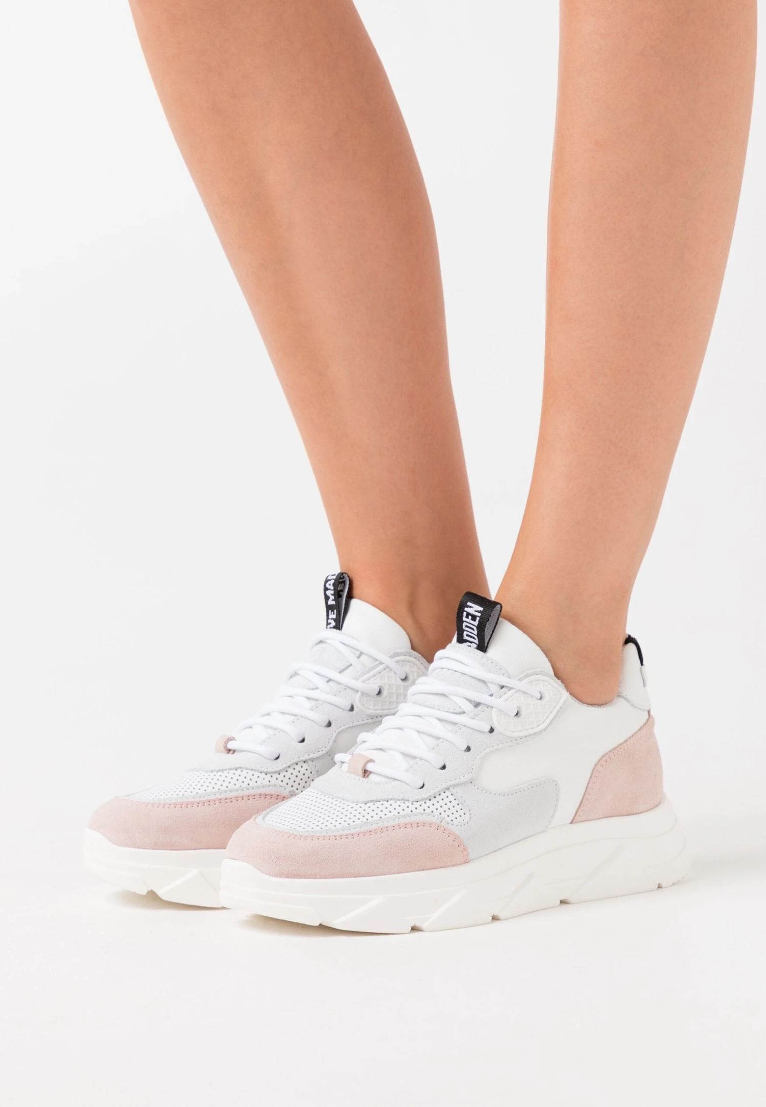 Steve Madden Pitty - Sneakers Laag - White/Pink 1 Steve Madden Pitty - Sneakers Laag - White/Pink