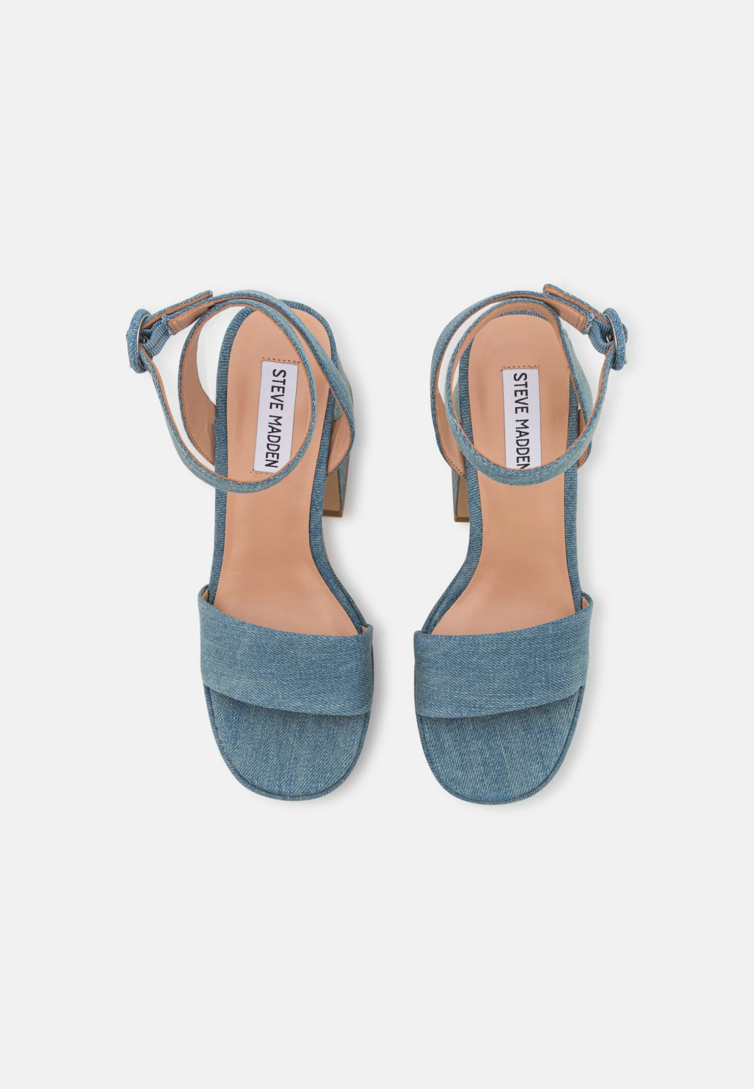 Steve Madden Paysin - Sandalen Met Plateauzool - Blue Denim 6 Steve Madden Paysin - Sandalen Met Plateauzool - Blue Denim - Afbeelding 6