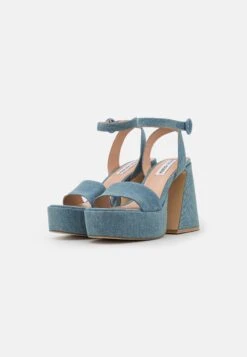Steve Madden Paysin - Sandalen Met Plateauzool - Blue Denim 8 Steve Madden Paysin - Sandalen Met Plateauzool - Blue Denim -Steve Madden 23e32a8d6ee541f68c2233632a1397d8