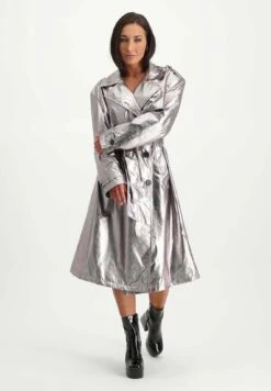 Steve Madden Bradshaw - Trenchcoat - Silver