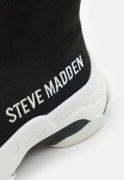 Steve Madden Master - Sneakers Hoog - Black/White -Steve Madden 286ec16813f4432d9ff9bf0e185b08df