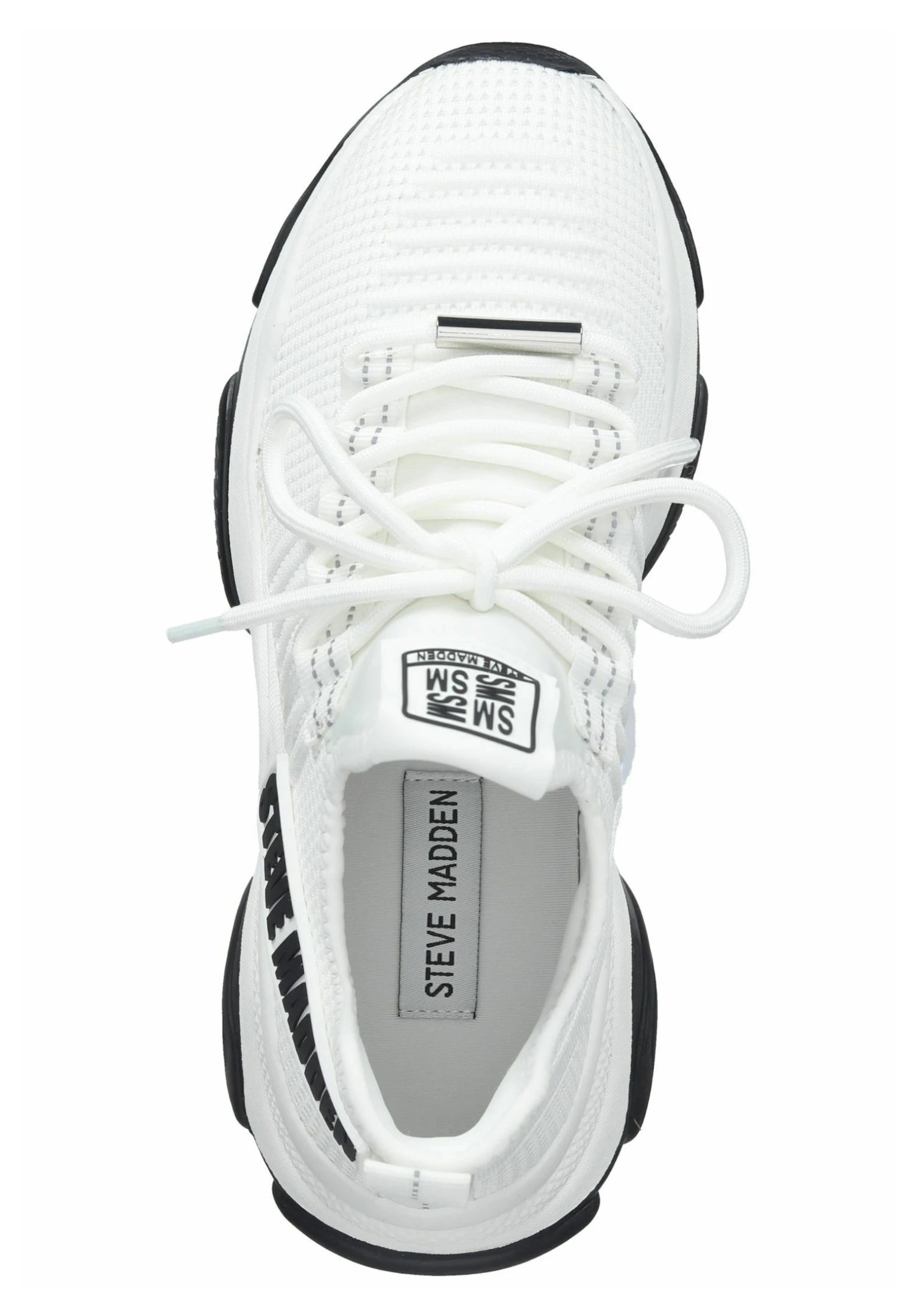 Steve Madden Sneakers Laag - White Black 3 Steve Madden Sneakers Laag - White Black - Afbeelding 3