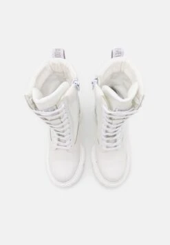 Steve Madden Beverly - Enkellaarsjes Met Hoge Hak - White -Steve Madden 34dd5c46b58d457bb6011045b50c8d6e