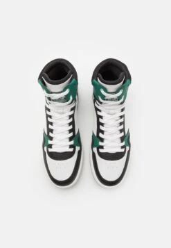Steve Madden Kobe - Sneakers Hoog - White/Black/Emerald -Steve Madden 395431ceecc045d6b1c3bcf412ecf62e