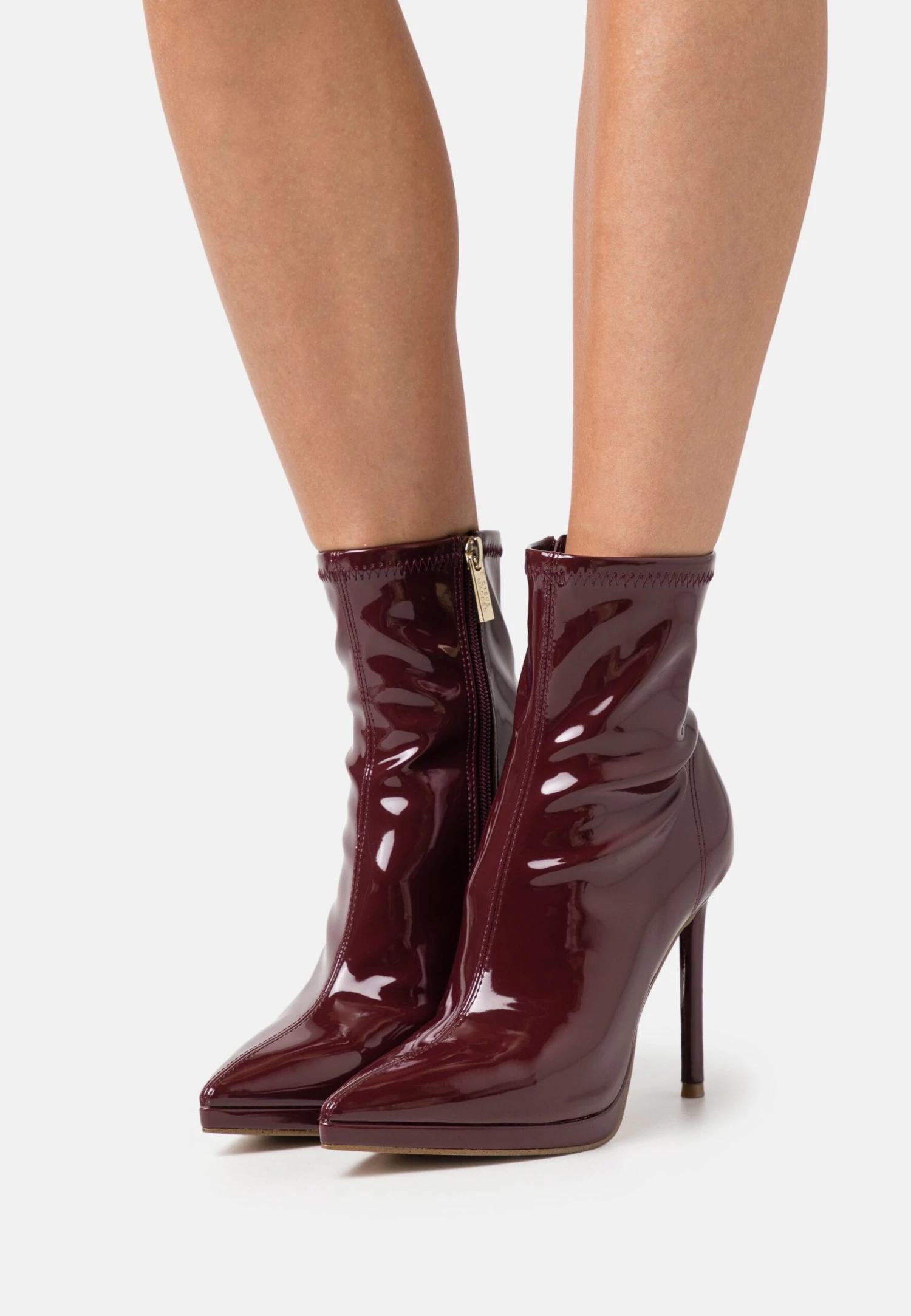 Steve Madden Kaylani - Enkellaarsjes Met Hoge Hak - Wine 1 Steve Madden Kaylani - Enkellaarsjes Met Hoge Hak - Wine