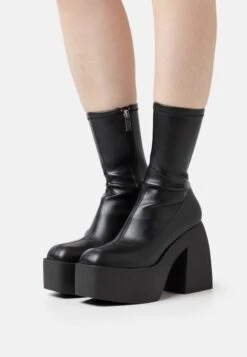 Steve Madden Tekno - Plateaulaarzen - Black