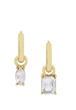 Steve Madden Dangle Huggies - Oorbellen - Gold-Coloured -Steve Madden 42ee0097f4fe41b8924852d0b46dff8d