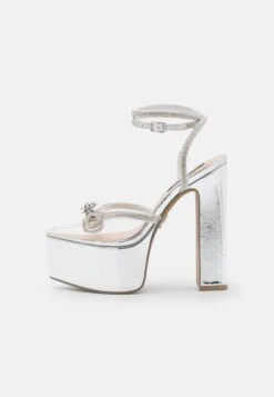 Steve Madden Bellisima - Sandalen Met Hoge Hak - Silver