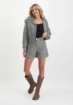 Steve Madden Arabella- Lichte Jas - Houndstooth -Steve Madden 50f2cc57511a4e689fdcd089828ca489