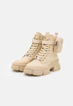 Steve Madden Tanker - Enkellaarsjes Met Plateauzool - Sand -Steve Madden 5dfee94e2bdb48c28d0279c4fbe19513