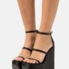 Steve Madden Varia - Sandalen Met Plateauzool - Black