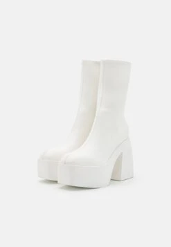 Steve Madden Tekno - Plateaulaarzen - White -Steve Madden 6556b6a7c6274587bdaf6c94ec16a780