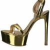 Steve Madden Sandalen Met Hoge Hak - Gold
