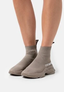 Steve Madden Master - Sneakers Hoog - Dark Taupe