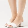 Steve Madden Aspyn - Muiltjes Met Hak - White