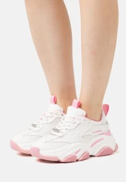 Steve Madden Possession - Sneakers Laag - White/Pink