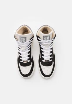 Steve Madden Sneakers Hoog - Off-White/Black/Biscuit -Steve Madden 7161526e79d64d778a40603a208c00bb