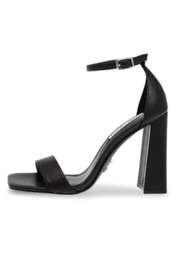 Steve Madden Airy - Sandalen Met Hoge Hak - Black Leather