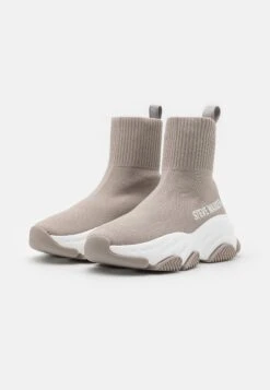 Steve Madden Prodigy - Korte Laarzen - Light Taupe/White -Steve Madden 9765c89e290c49d7a1a6554c770d6a32