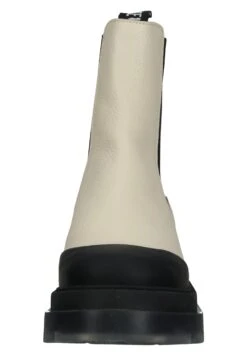 Steve Madden Myrtha - Enkellaarsjes Met Plateauzool - Bone/Black -Steve Madden 9989a270f1644fcb991a658e4bcb0108