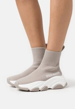 Steve Madden Prodigy - Korte Laarzen - Light Taupe/White