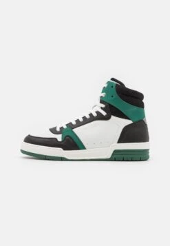 Steve Madden Kobe - Sneakers Hoog - White/Black/Emerald