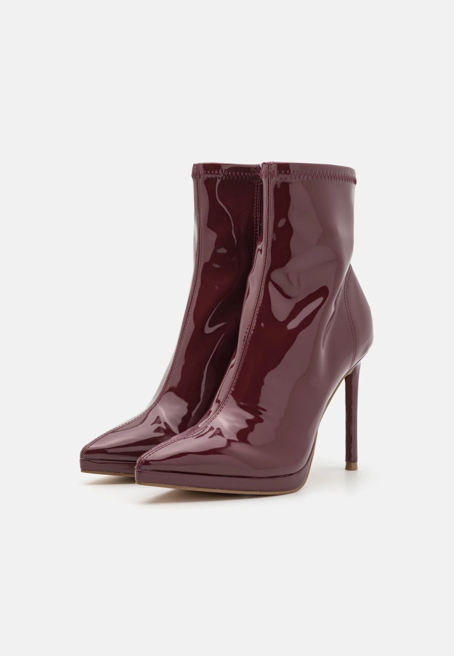 Steve Madden Kaylani - Enkellaarsjes Met Hoge Hak - Wine 3 Steve Madden Kaylani - Enkellaarsjes Met Hoge Hak - Wine - Afbeelding 3