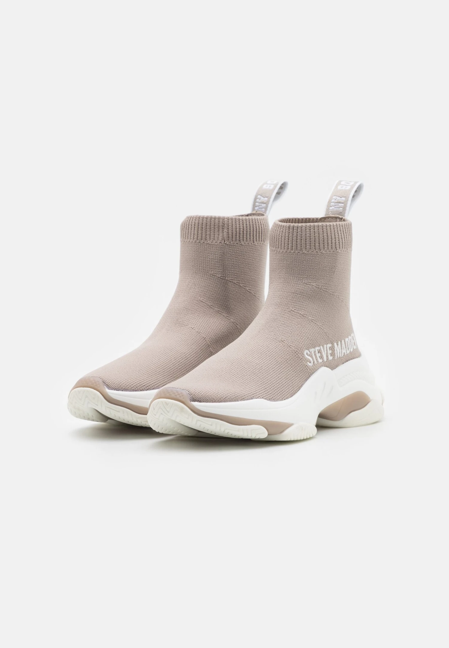 Steve Madden Master - Sneakers Hoog - Light Taupe/White 2 Steve Madden Master - Sneakers Hoog - Light Taupe/White - Afbeelding 2