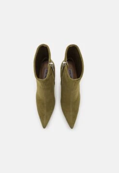 Steve Madden Iyanna - Enkellaarsjes Met Hoge Hak - Olive -Steve Madden da2f8ca552f24e298008d4758e634b6a
