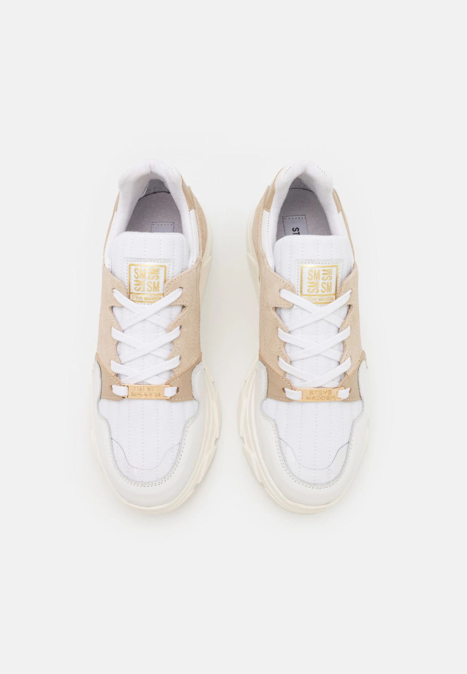 Steve Madden Poppy - Sneakers Laag - White/Beige 6 Steve Madden Poppy - Sneakers Laag - White/Beige - Afbeelding 6