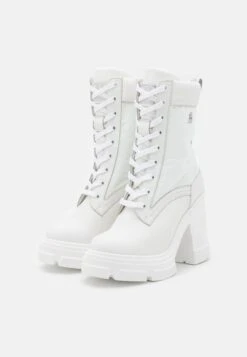 Steve Madden Beverly - Enkellaarsjes Met Hoge Hak - White -Steve Madden dce0908b982449fe8526c21ceed851ef