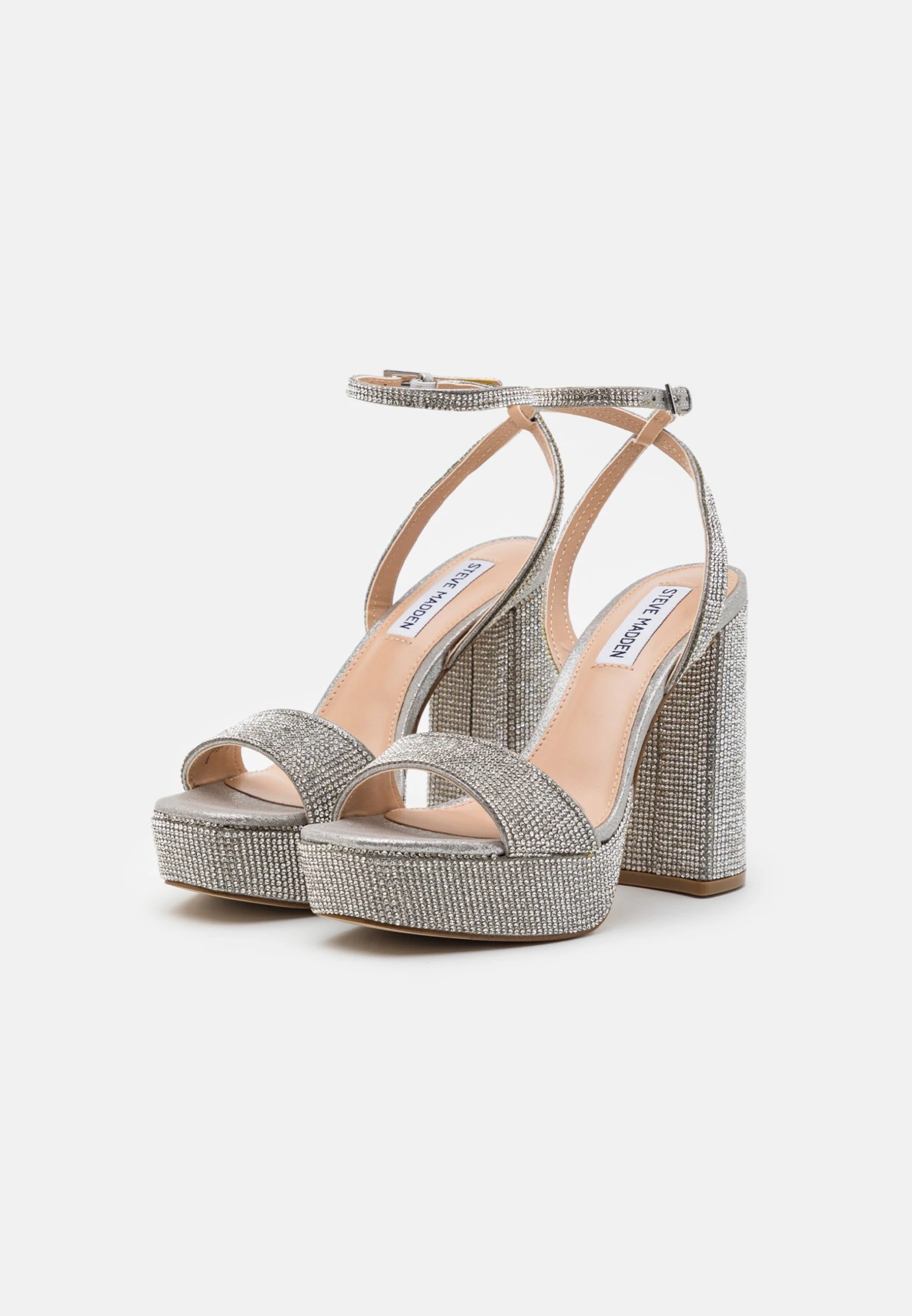 Steve Madden Lessa - Sandalen Met Hoge Hak - Silver-Coloured 3 Steve Madden Lessa - Sandalen Met Hoge Hak - Silver-Coloured - Afbeelding 3