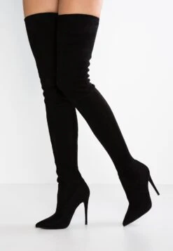 Steve Madden Dominique - Laarzen Met Hoge Hak - Black