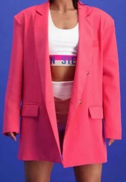 Steve Madden Isabella - Halflange Jas - Pink Glo