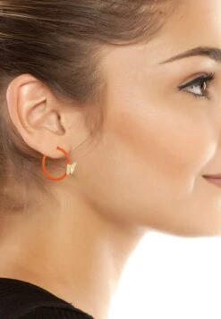 Steve Madden Hoop- Oorbellen - Orange